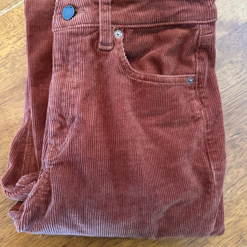 Rust Corduroy Pants